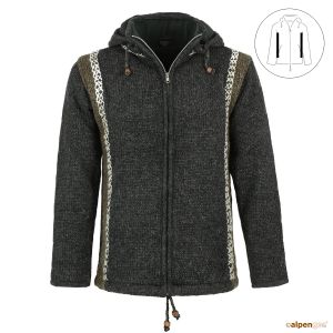 Wolljacke Modell Julien Vorderansicht